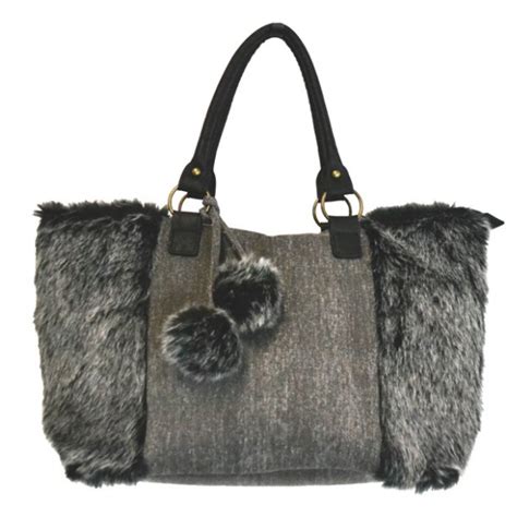 sac a main imitation fourrure
